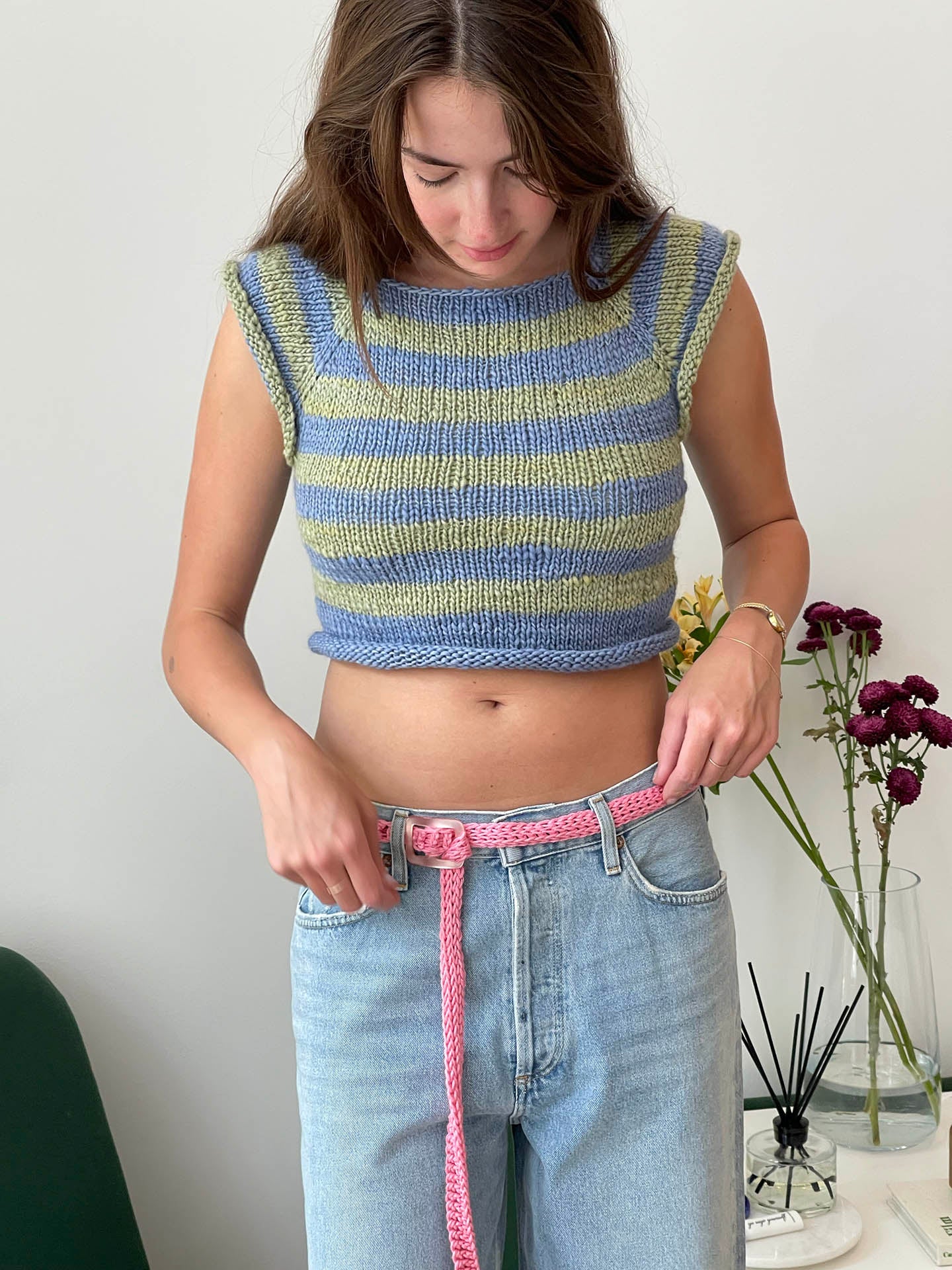 Striped Raglan Baby Tee