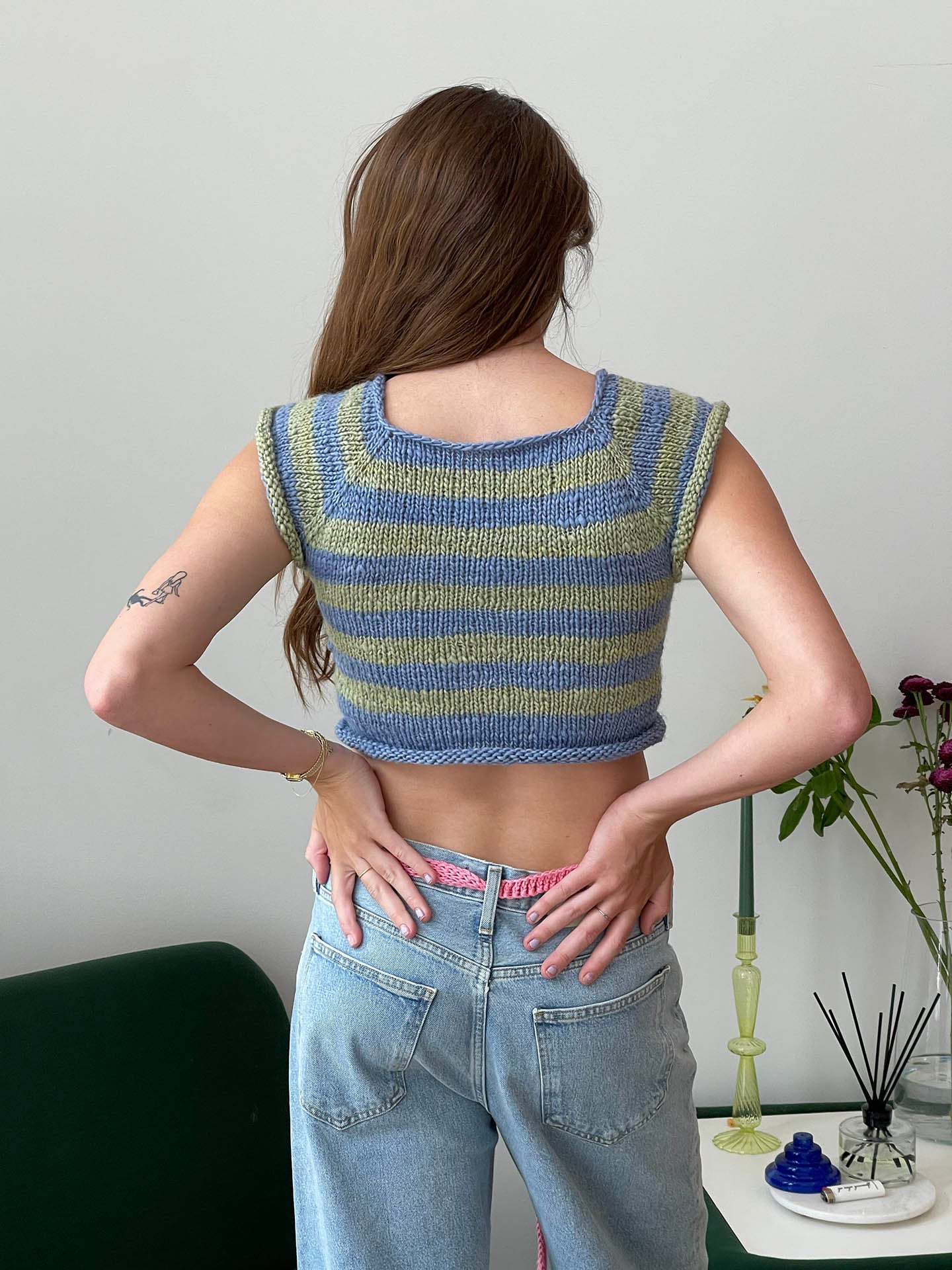 Striped Raglan Baby Tee
