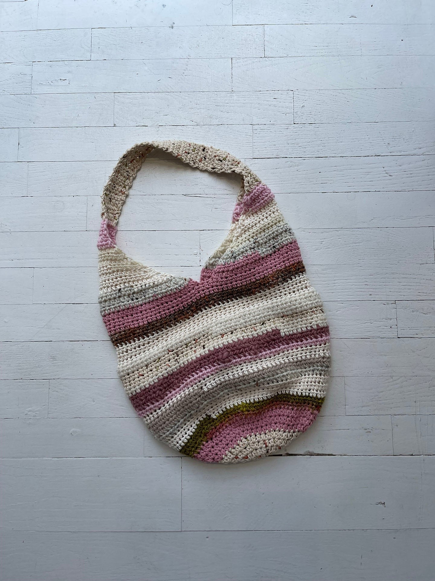 Scrap Yarn Bucket Bag